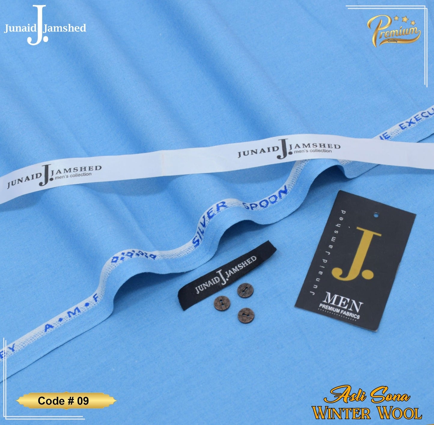 J. Junaid Jamshed Winter wool