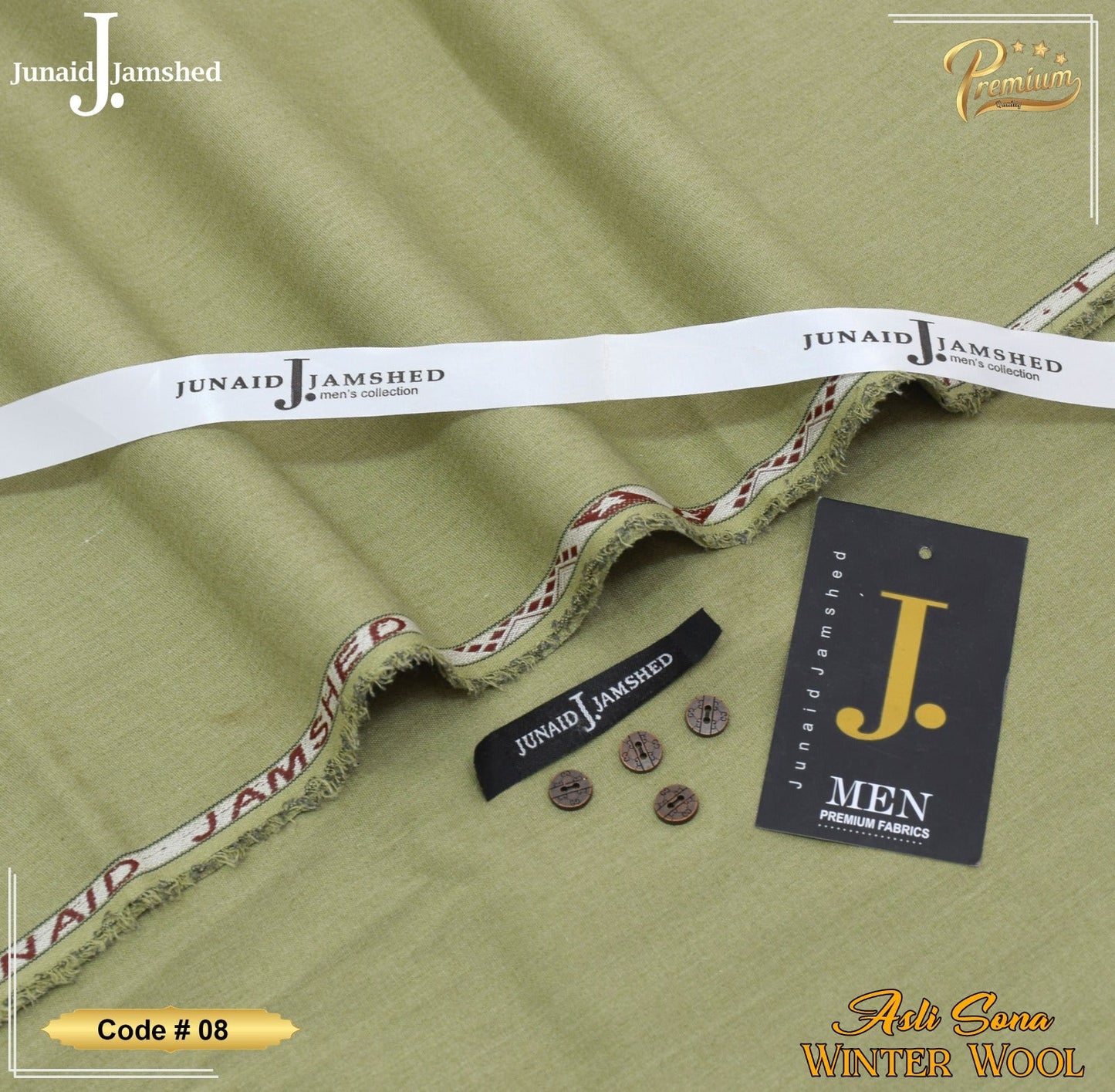 J. Junaid Jamshed Winter wool