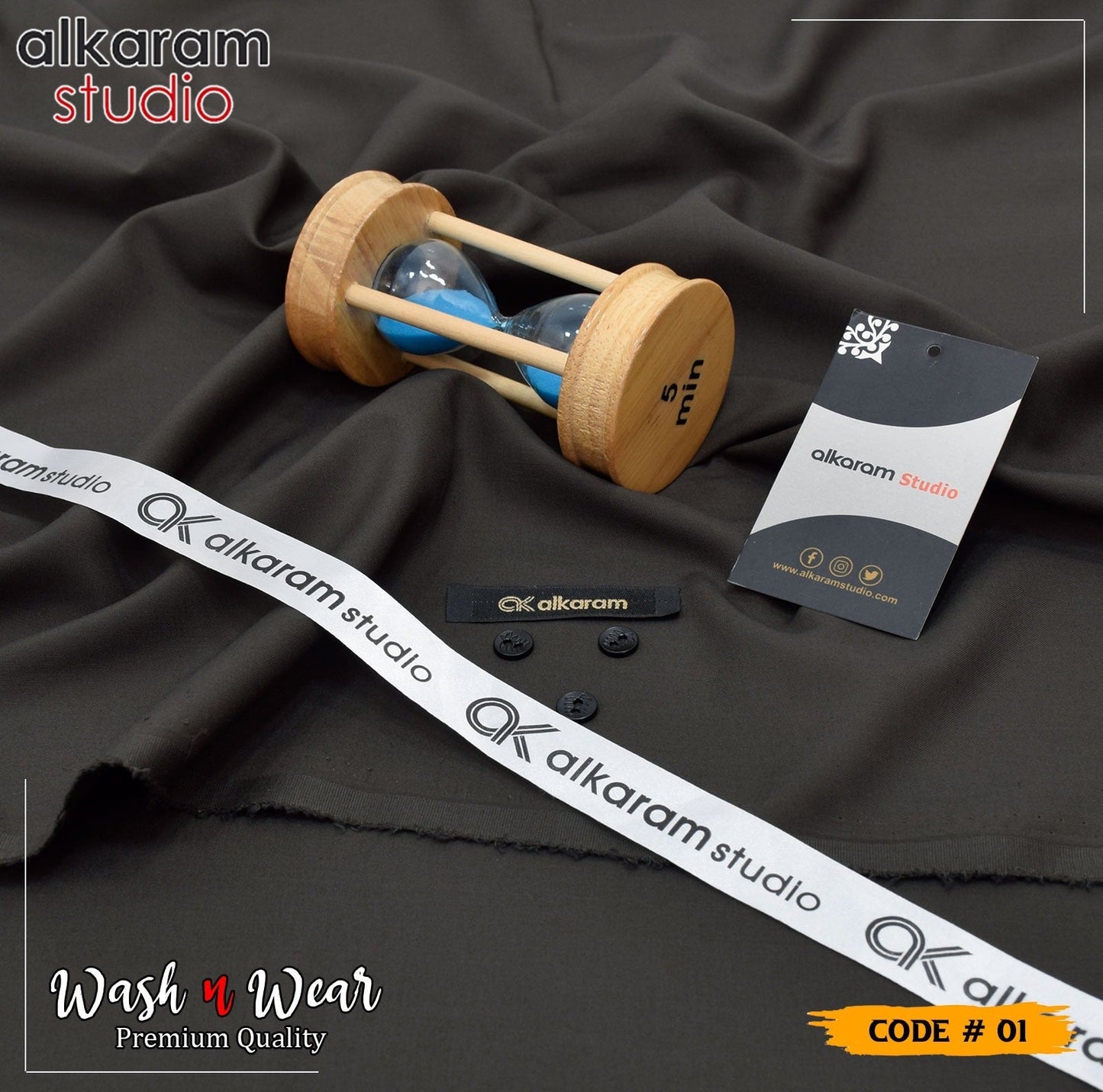 Al Karam pure wash & wear