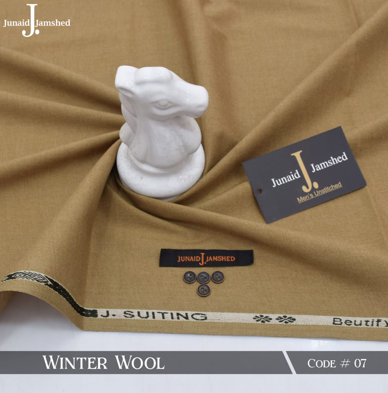 J. Junaid Jamshed Winter wool