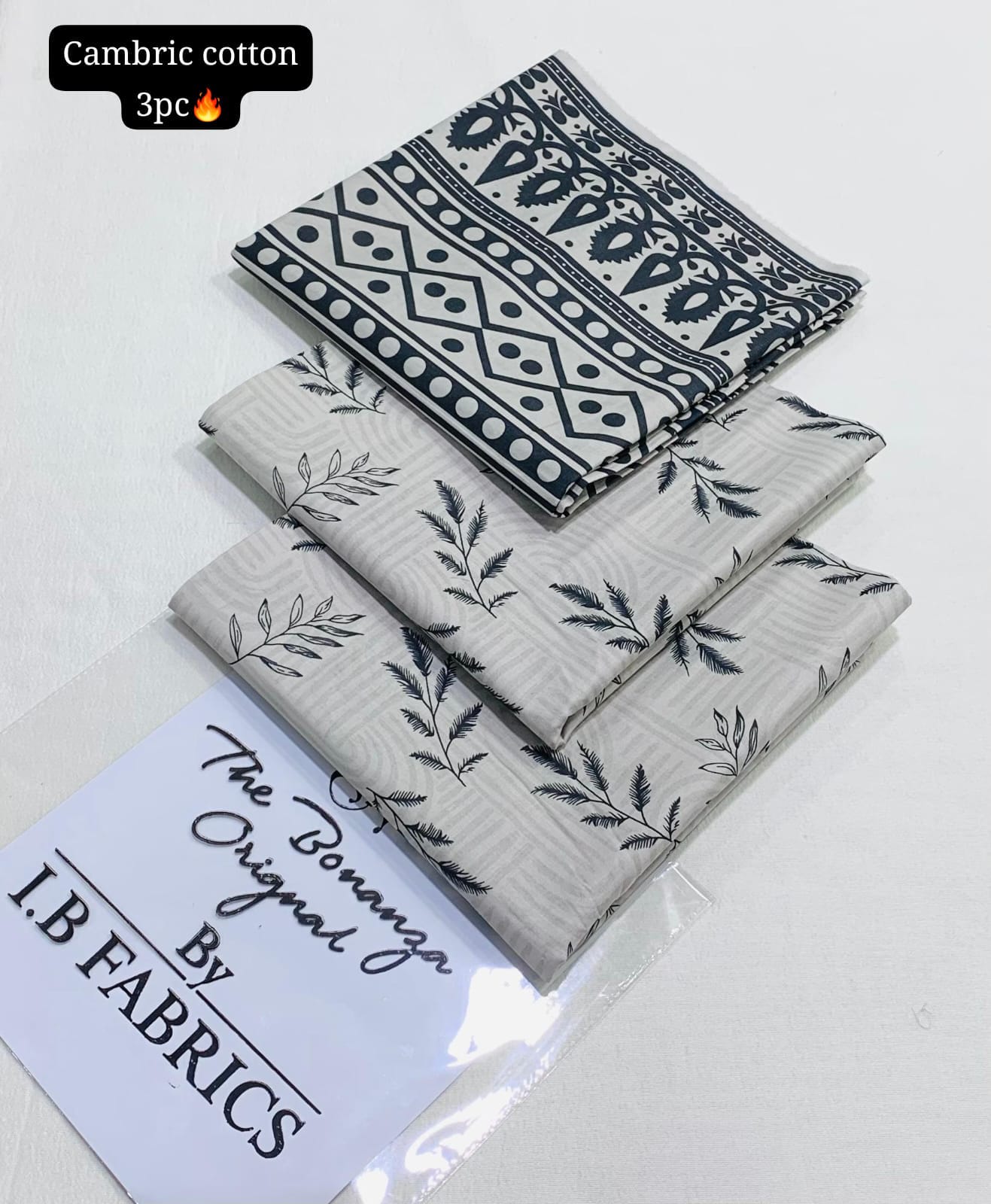 3pc winter cambric cotton