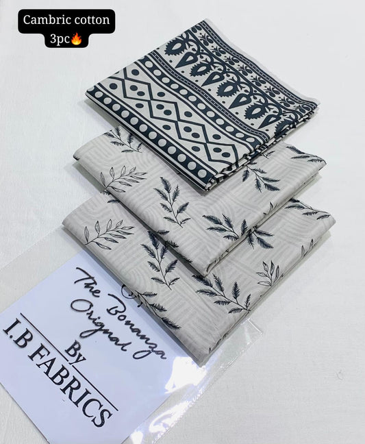 3pc winter cambric cotton