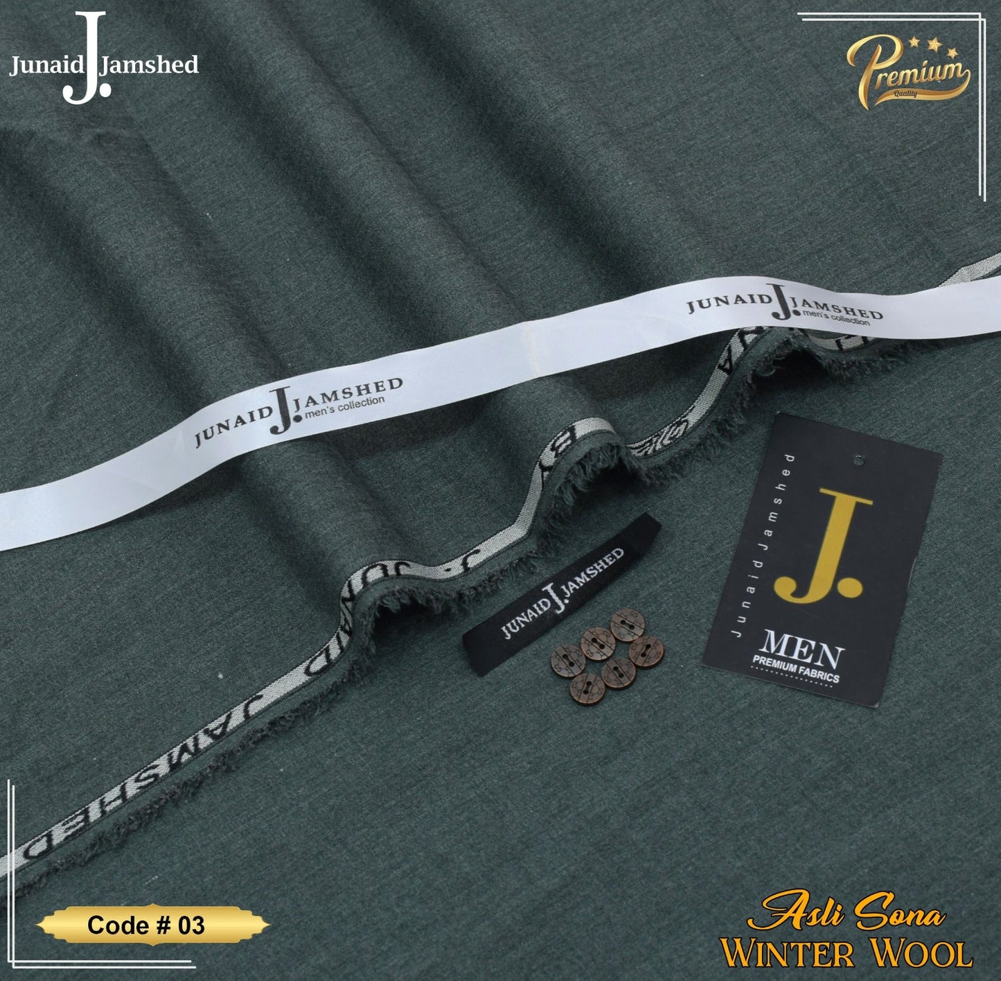 J. Junaid Jamshed Winter wool