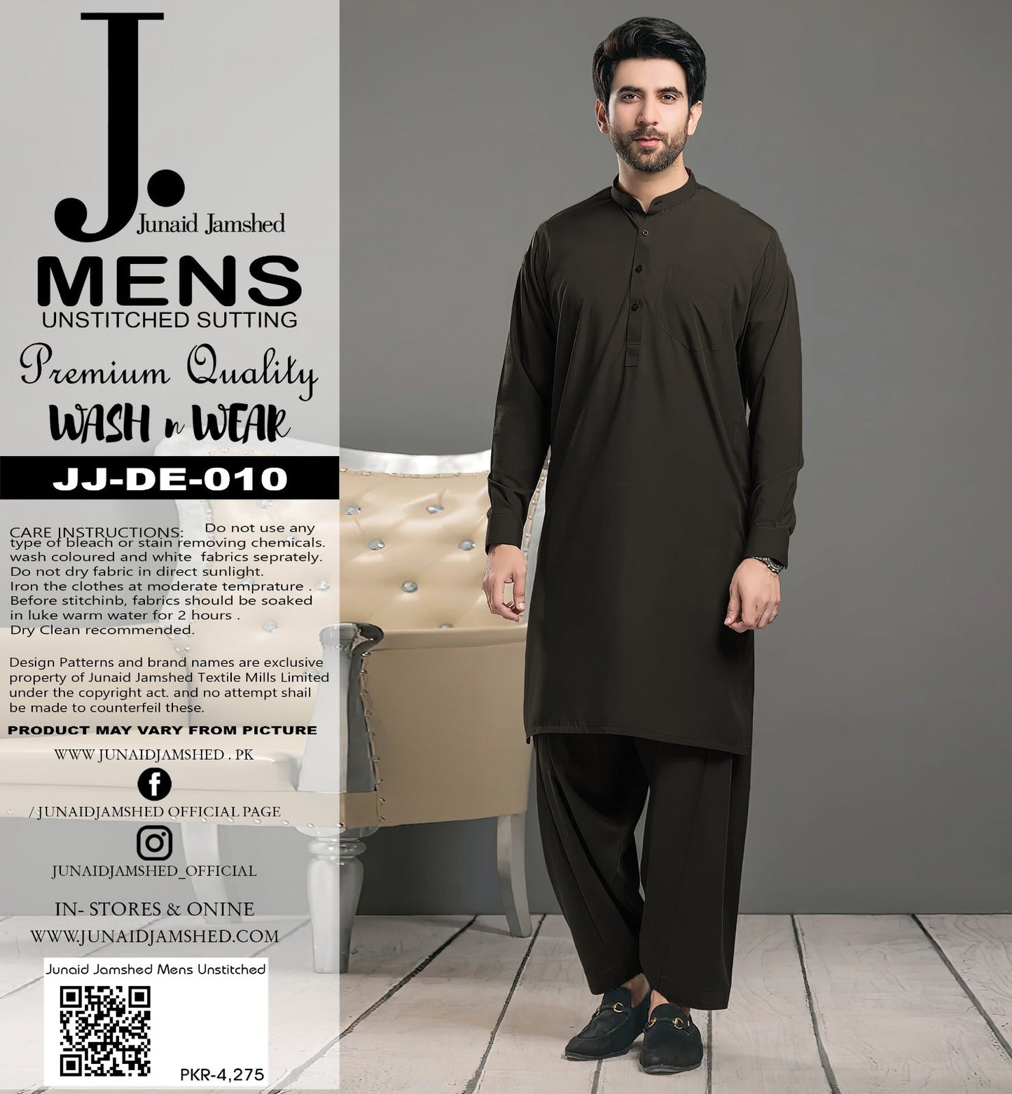 J.Junaid Jamshed special wash & wear