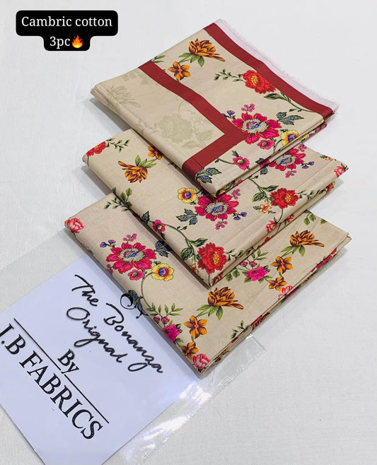 3pc winter cambric cotton