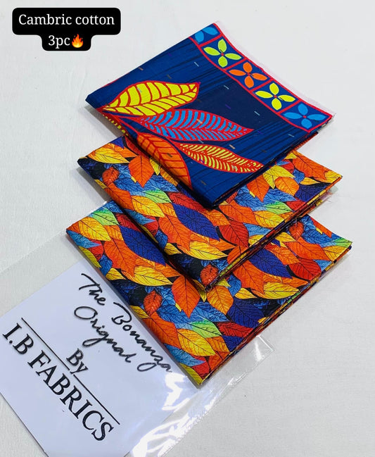 3pc winter cambric cotton