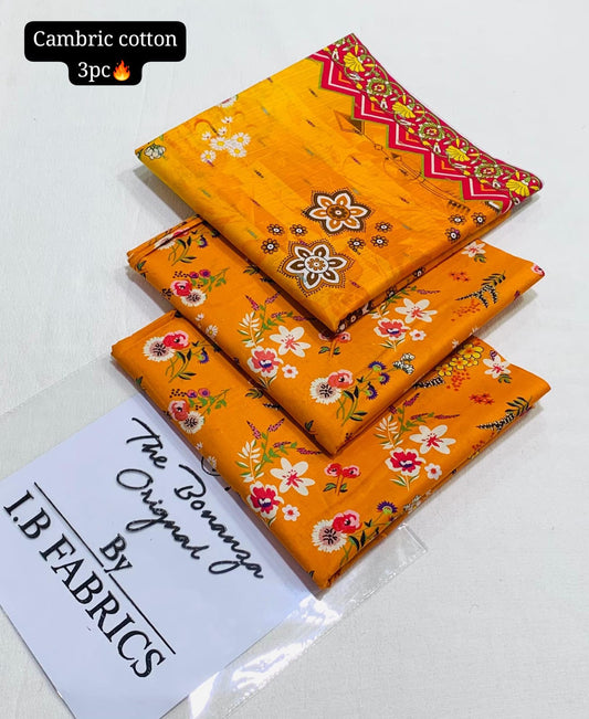 3pc winter cambric cotton