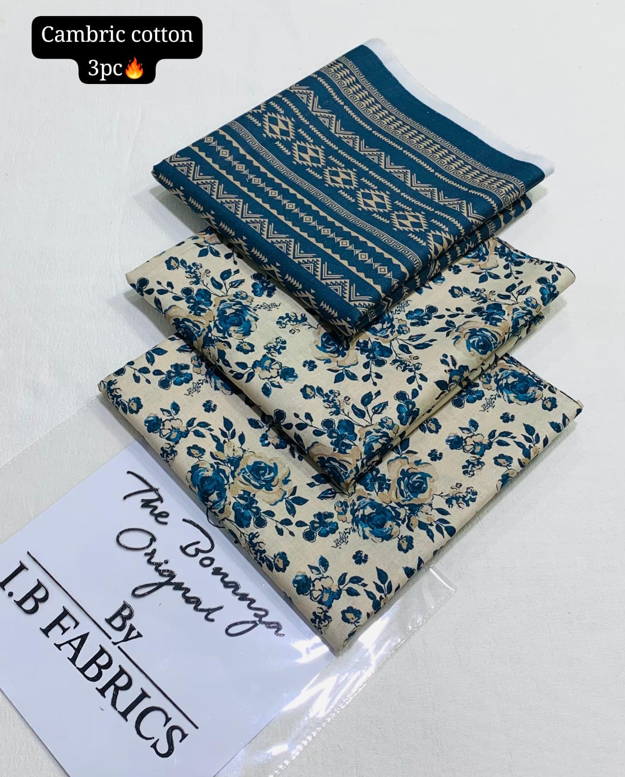 3pc winter cambric cotton
