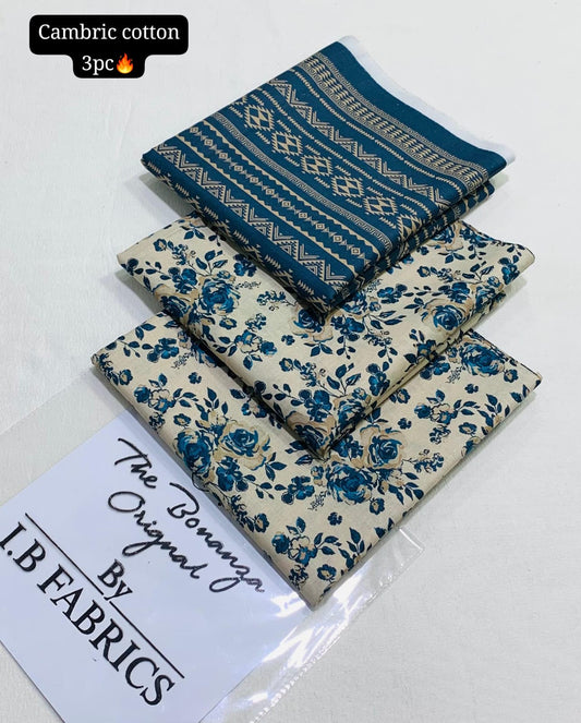 3pc winter cambric cotton
