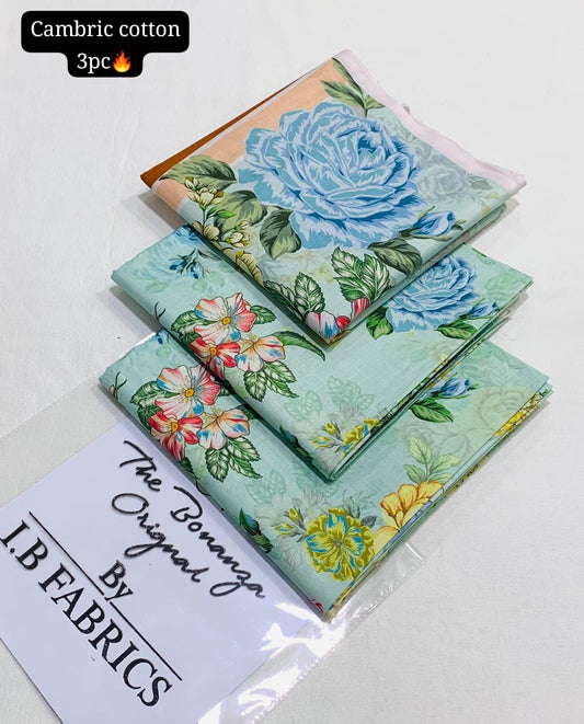3pc winter cambric cotton