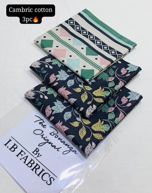 3pc winter cambric cotton
