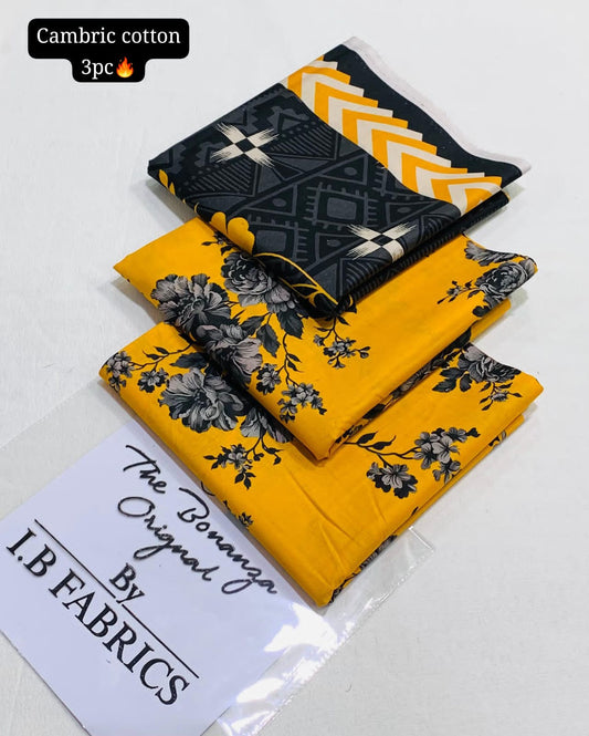 3pc winter cambric cotton