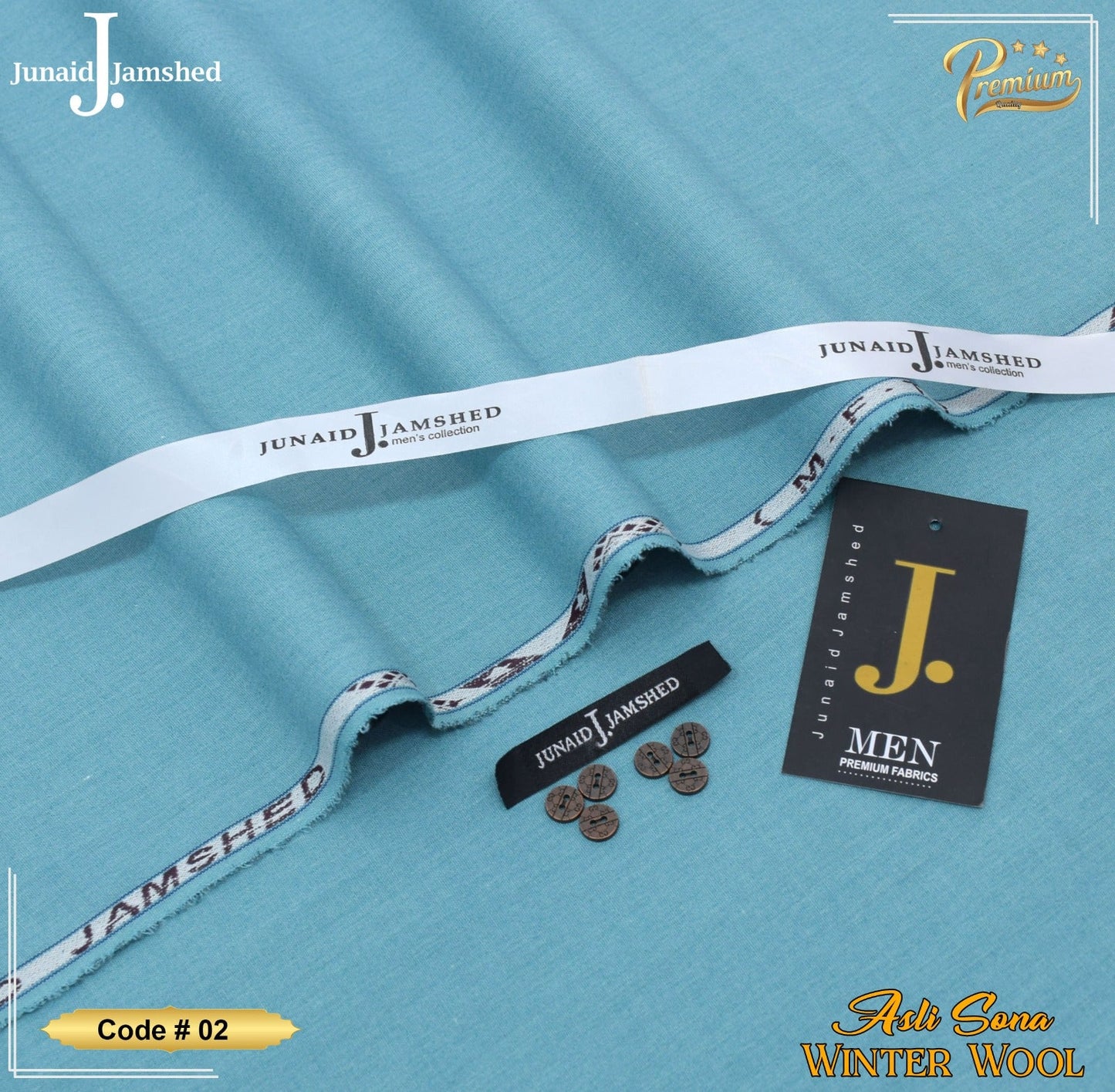 J. Junaid Jamshed Winter wool