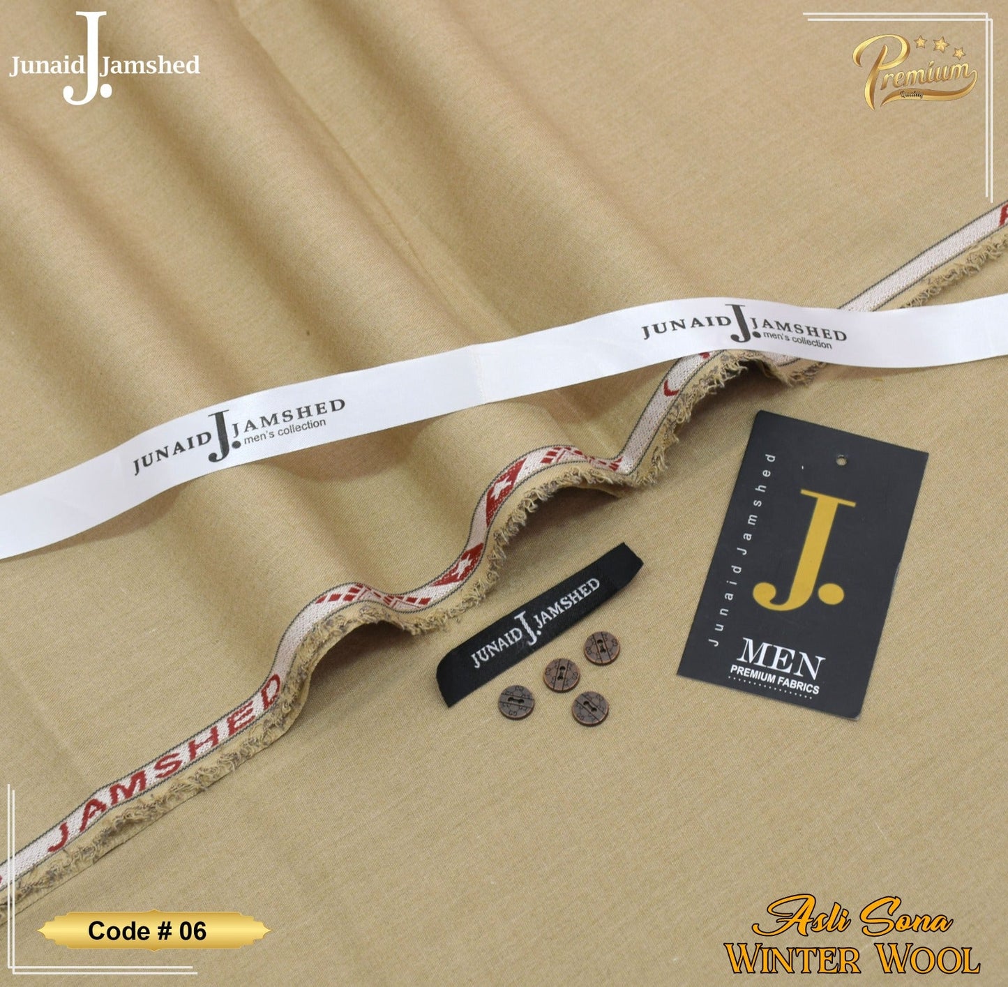 J. Junaid Jamshed Winter wool