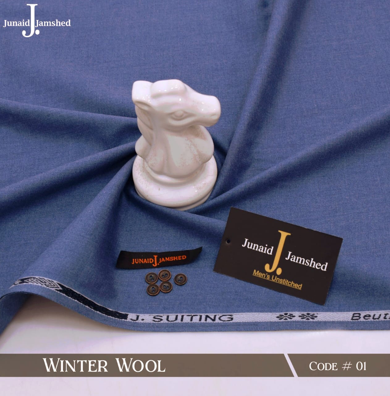 J. Junaid Jamshed Winter wool