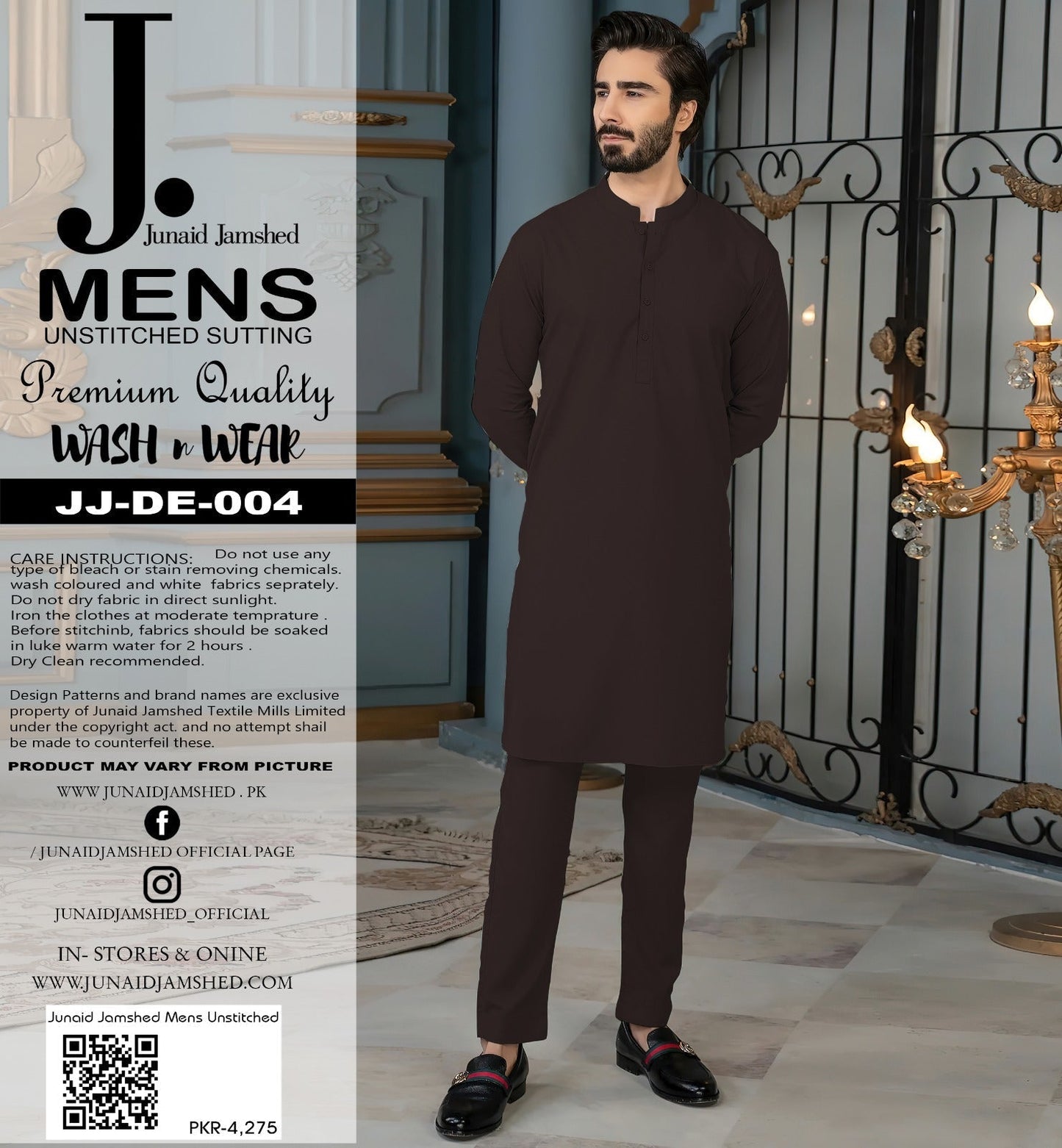 J.Junaid Jamshed special wash & wear